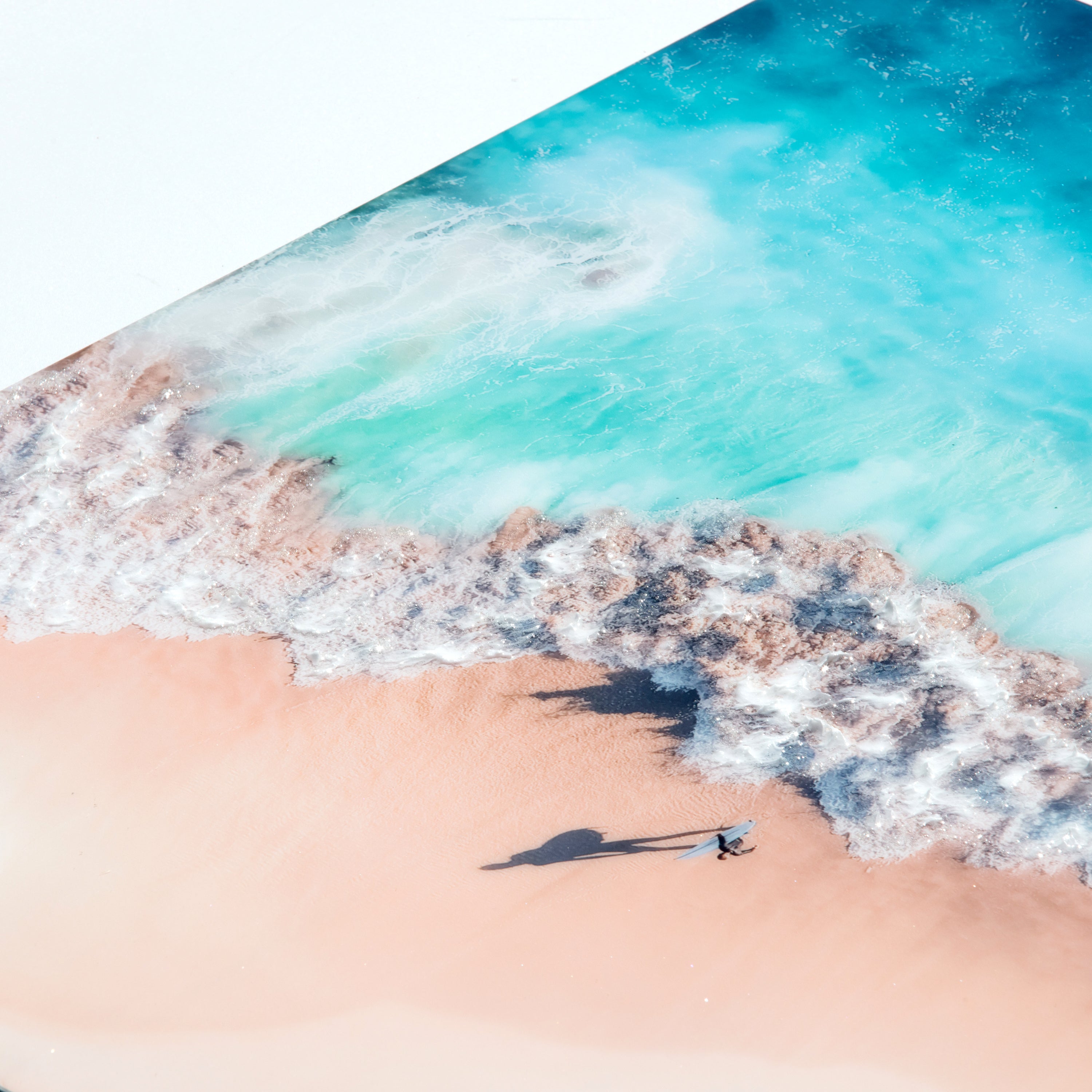 Drone Wave Photograph "Surf Shadow"