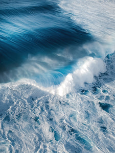 Drone Wave Photograph "White Water"